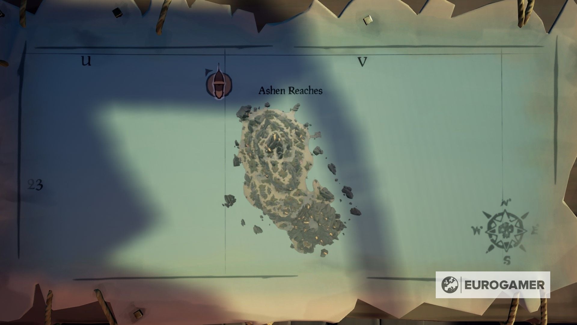 Sea of Thieves world map All island locations listed